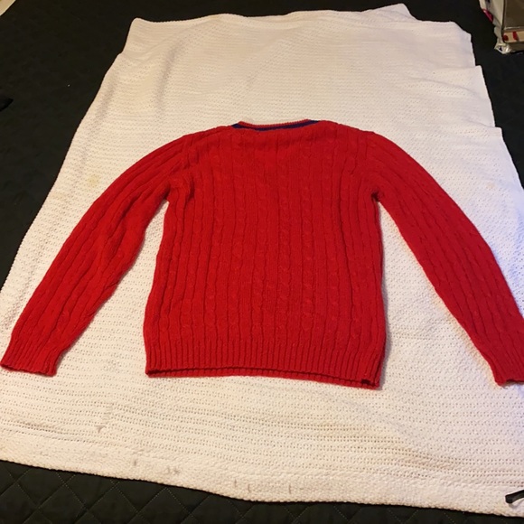 Hanil V-neck sweater, red - Picture 16 of 16